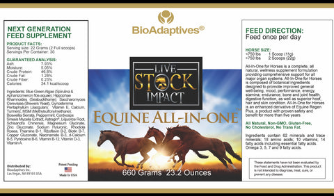 LIVESTOCK IMPACT- EQUINE ALL IN ONE